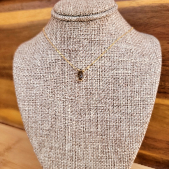 Amethyst Necklace Minimalist Crystal Gemstone February Birthstone - Picture 5 of 5